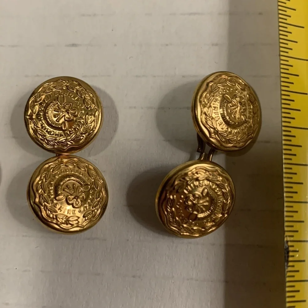 𝅺OXFORDSHIRE & Buckinghamshire Cuff Links-Vintage